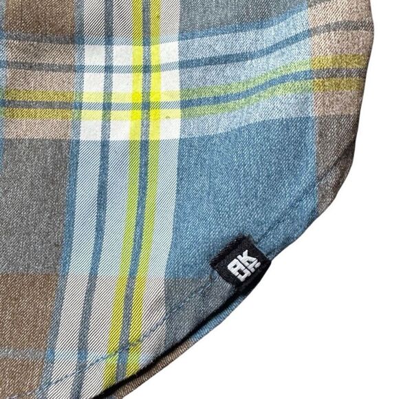 Alaskan Hardgear Duluth Trading Untucked Plaid Button Shirt Mens L Zip Pocket - Picture 2 of 11